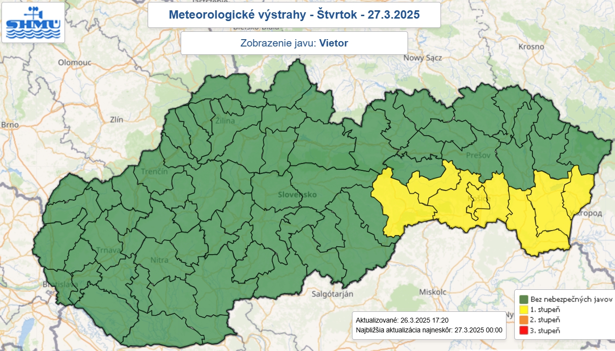 Meteorológovia varujú: V TEJTO