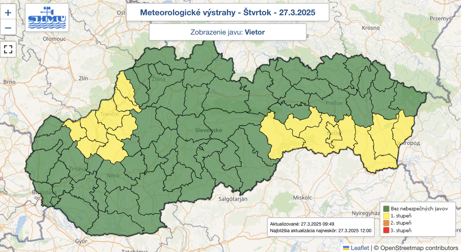Meteorológovia varujú: Vo väčšine