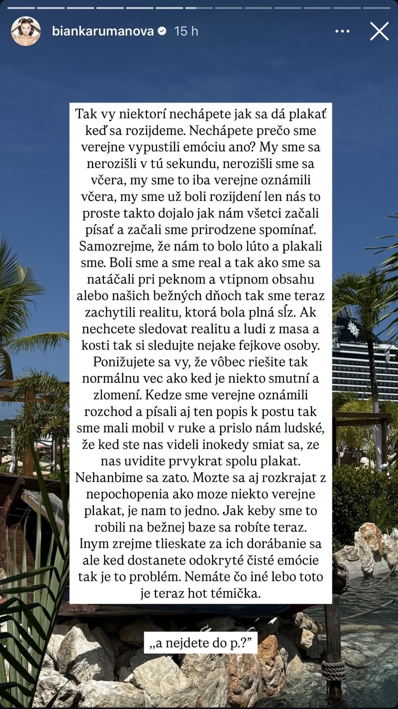 Bianka Rumanová a Filip Jovinečko Jovanovič 