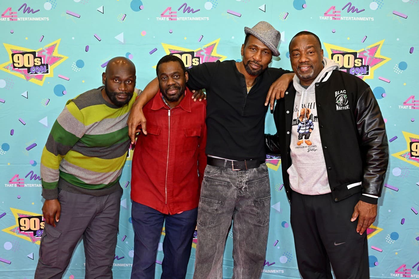 Zľava Rawle D. Lewis, Doug E. Doug, Leon Robinson a Malik Yoba