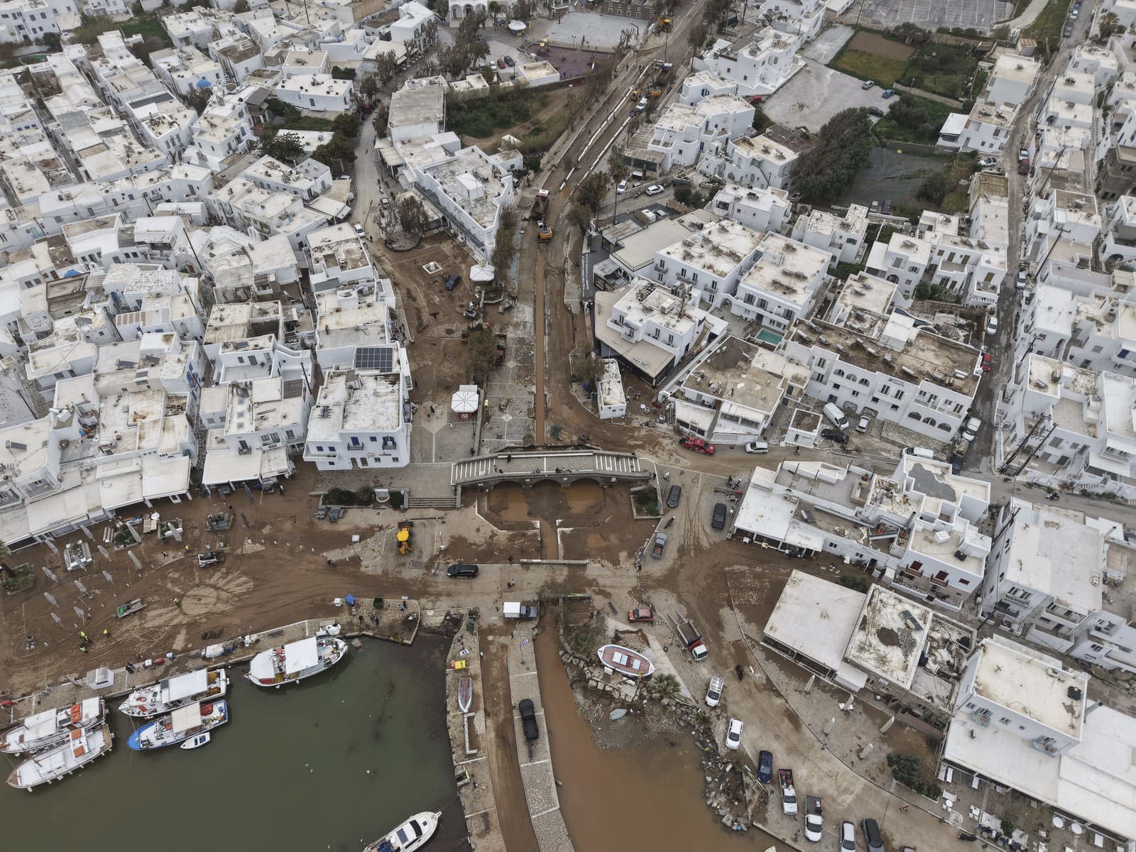 Prívalové dažde v Grécku