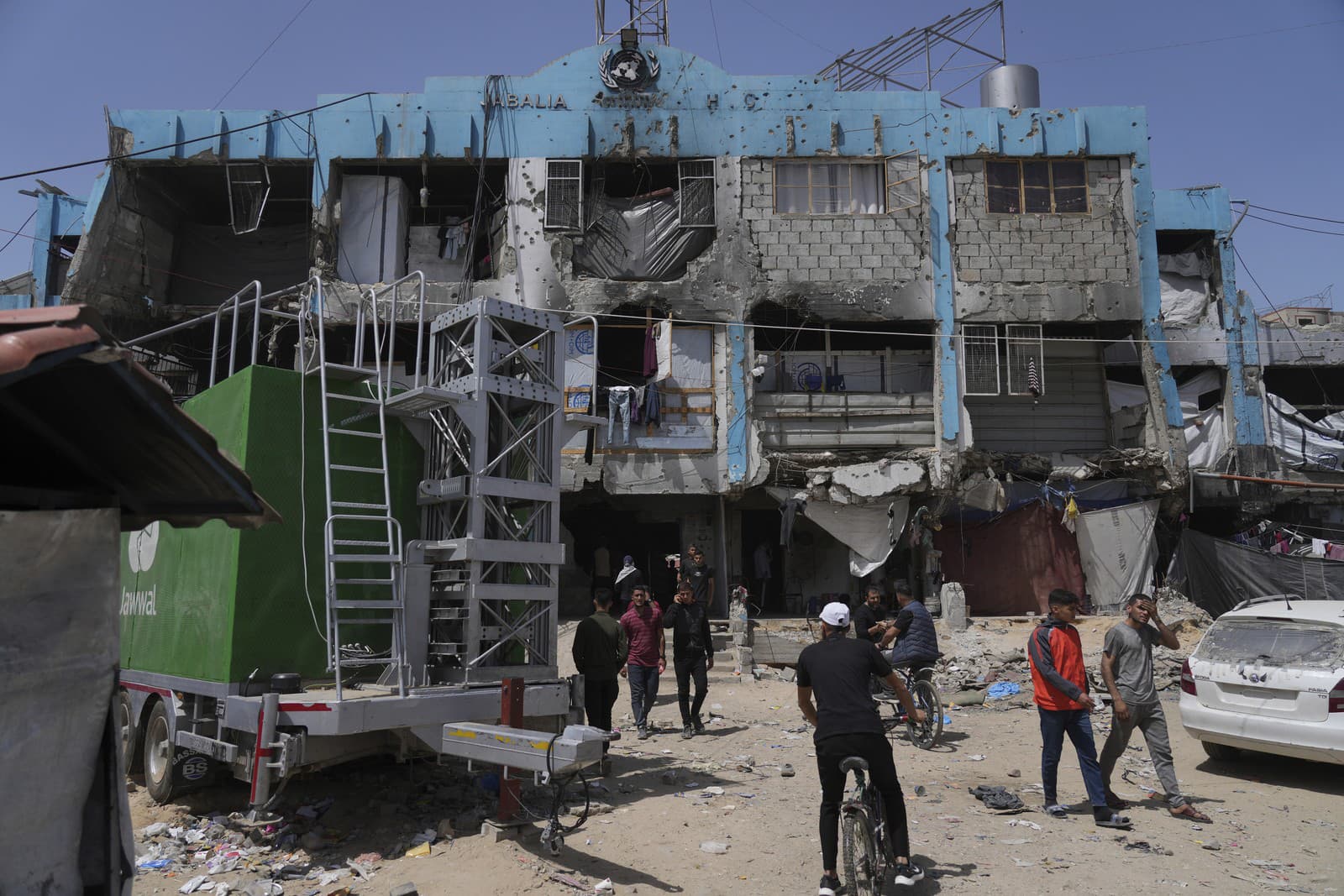 útoku na budovu UNRWA v Pásme Gazy