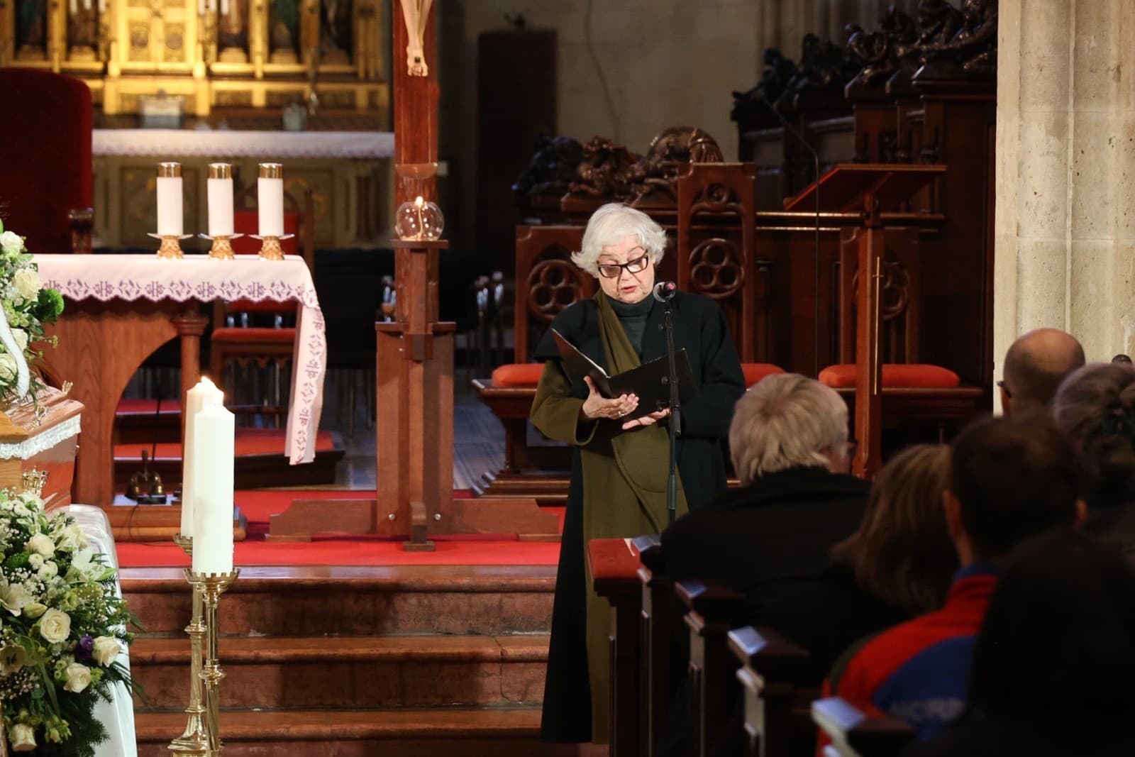 Rozlúčka so Štefanom Kvietikom v Dóme sv. Martina. 