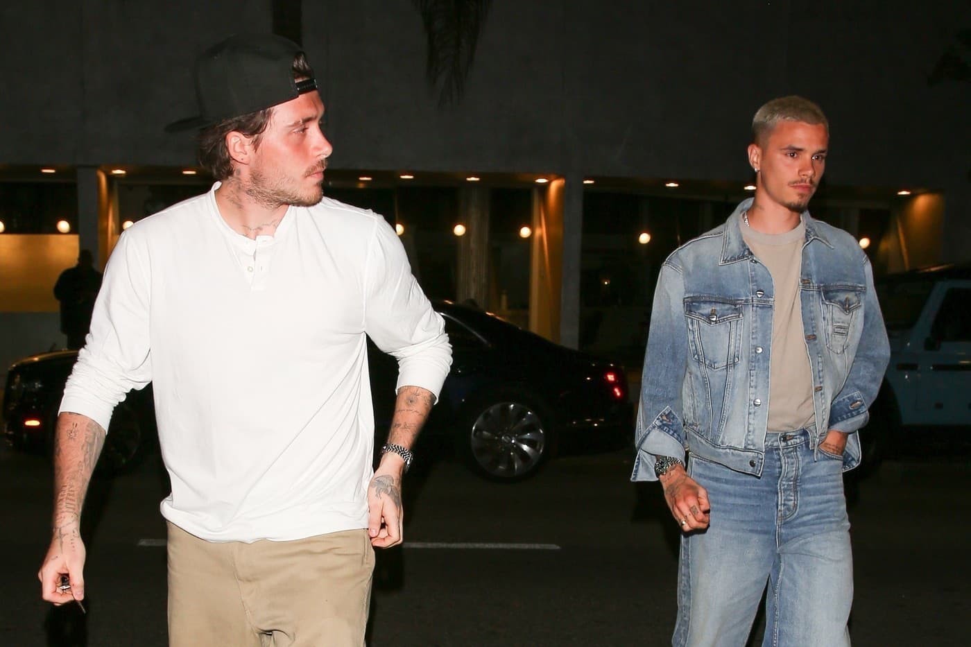 Brooklyn a Romeo Beckham