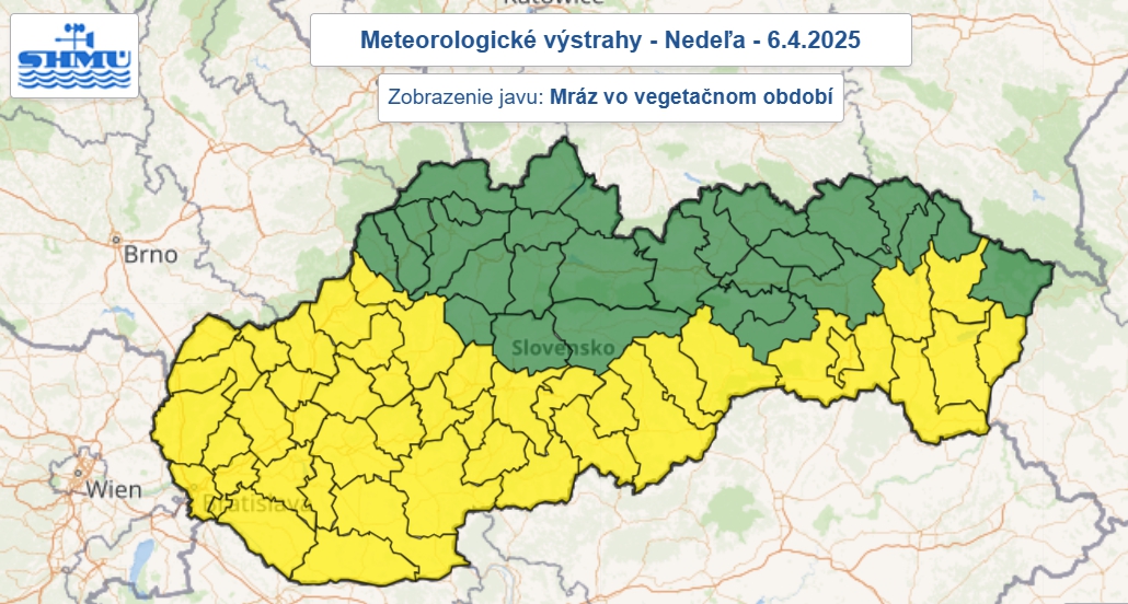 Na Slovensku sa dramaticky