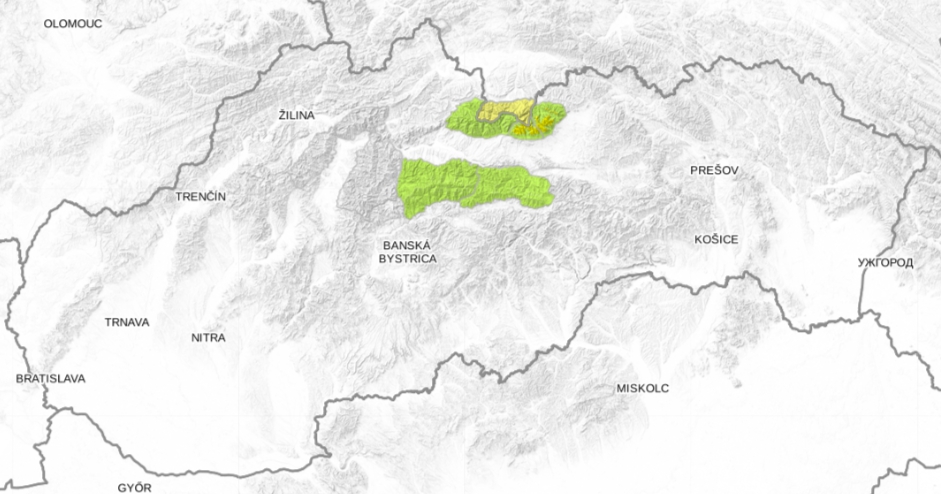 Vysoké Tatry hlásia mierne