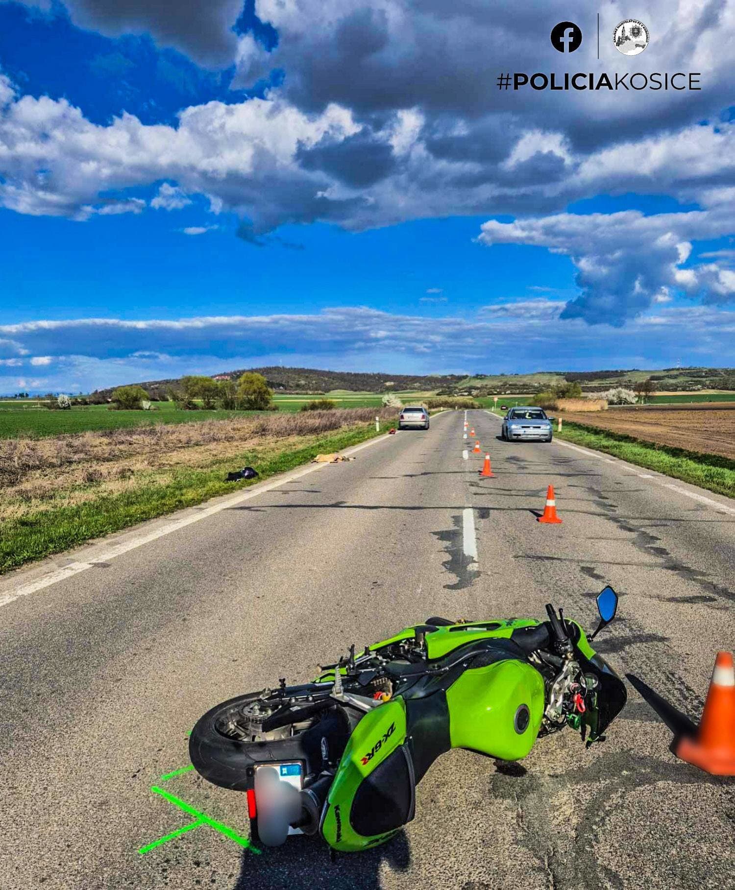 Tri nehody motocyklistov v Košickom kraji