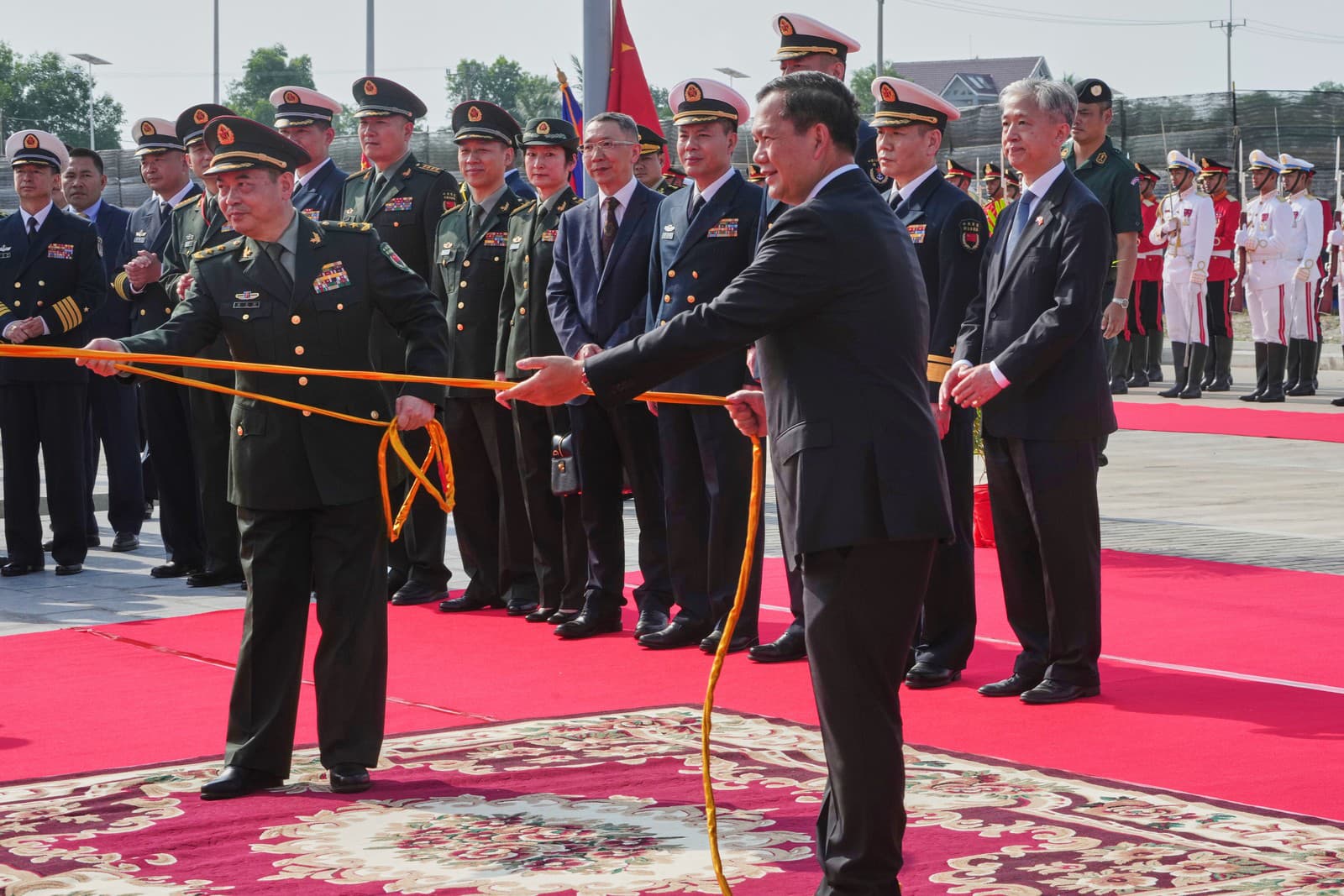 Slávnostné otvorenie námornej základne Ream v Kambodži