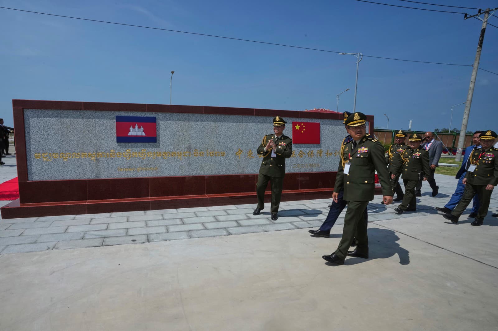 Slávnostné otvorenie námornej základne Ream v Kambodži