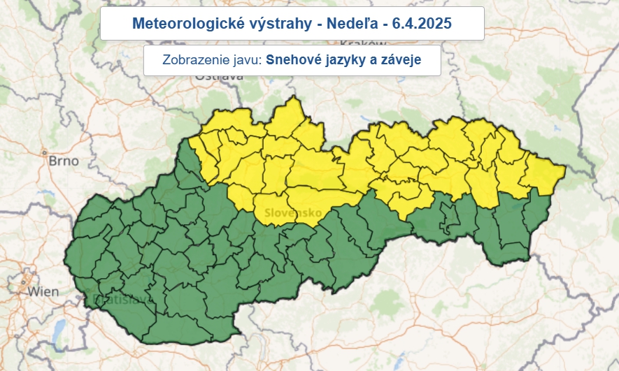 Mráz, silný vietor a