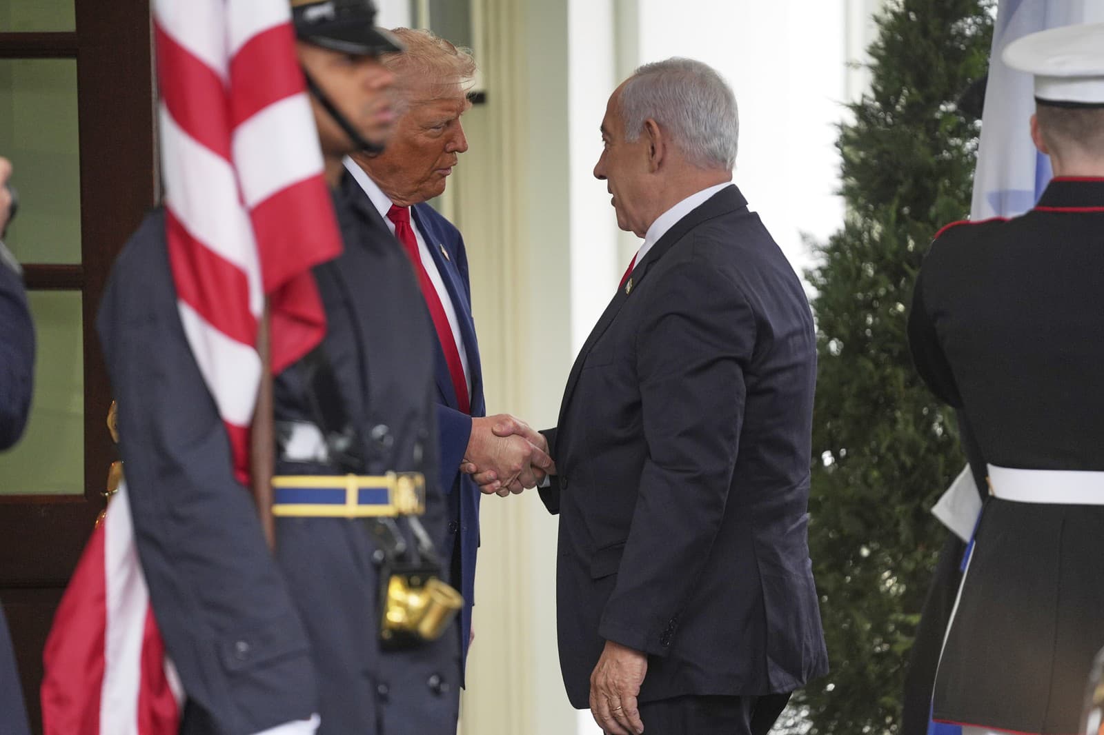 Donald Trump prijal izraelského