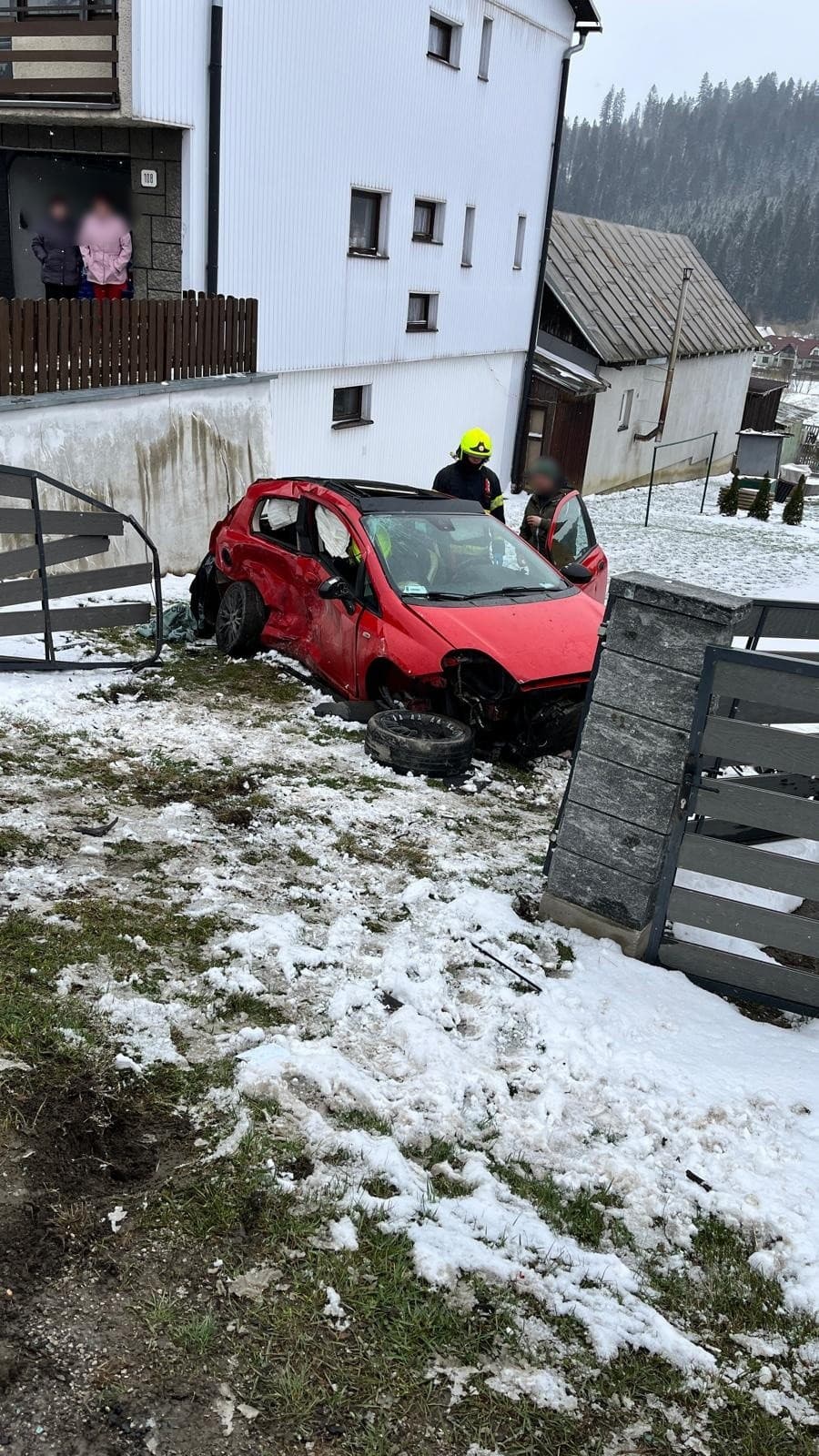 Dopravná nehoda v Rabči v okrese Námestovo