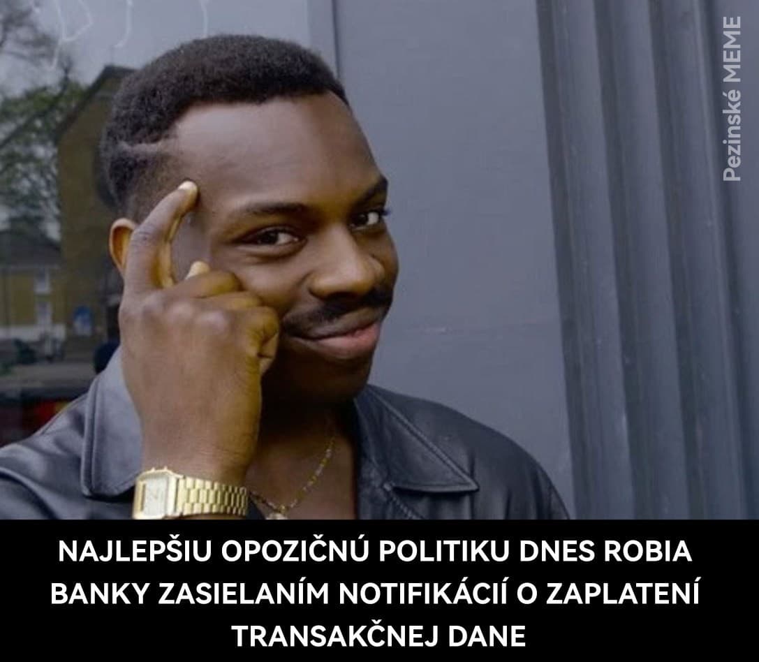 Slováci pozerajú na transakčnú