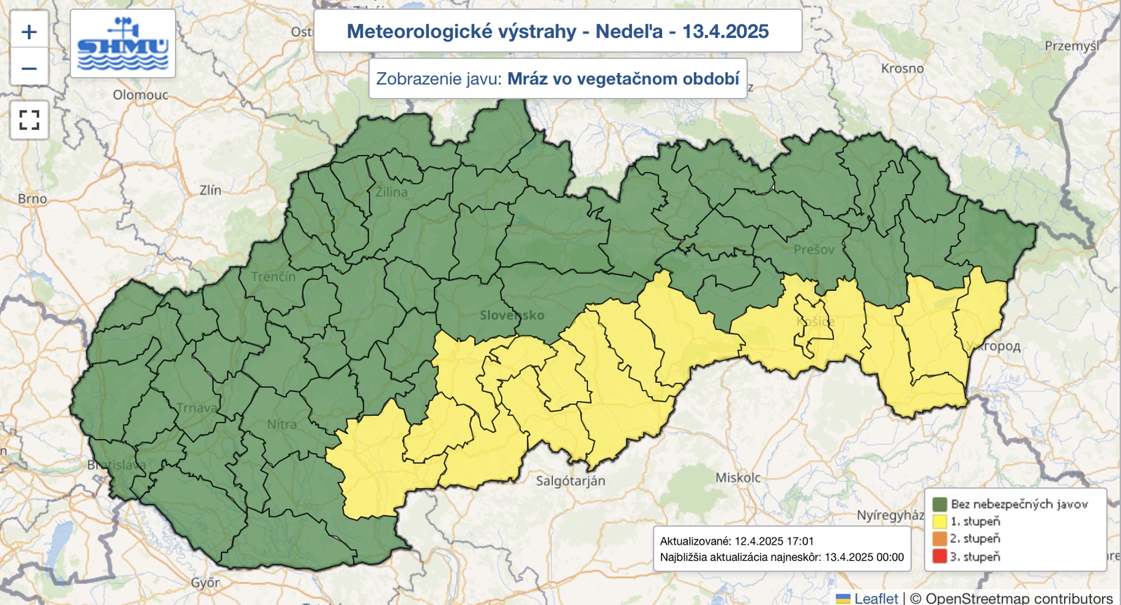 Zmena počasia? Meteorológovia varujú
