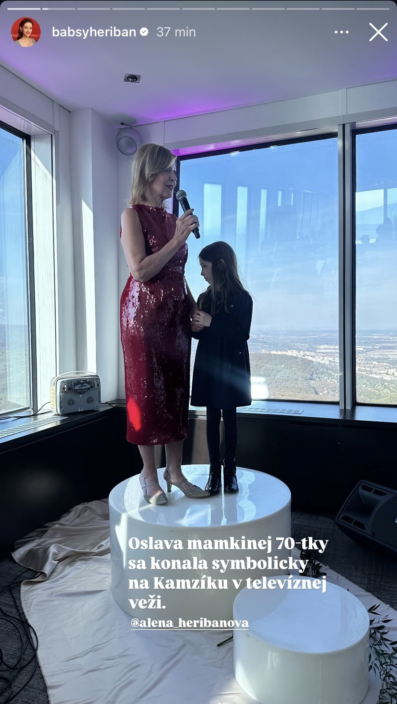 Alena Heribanová oslávila životné jubileum - 70 rokov. 
