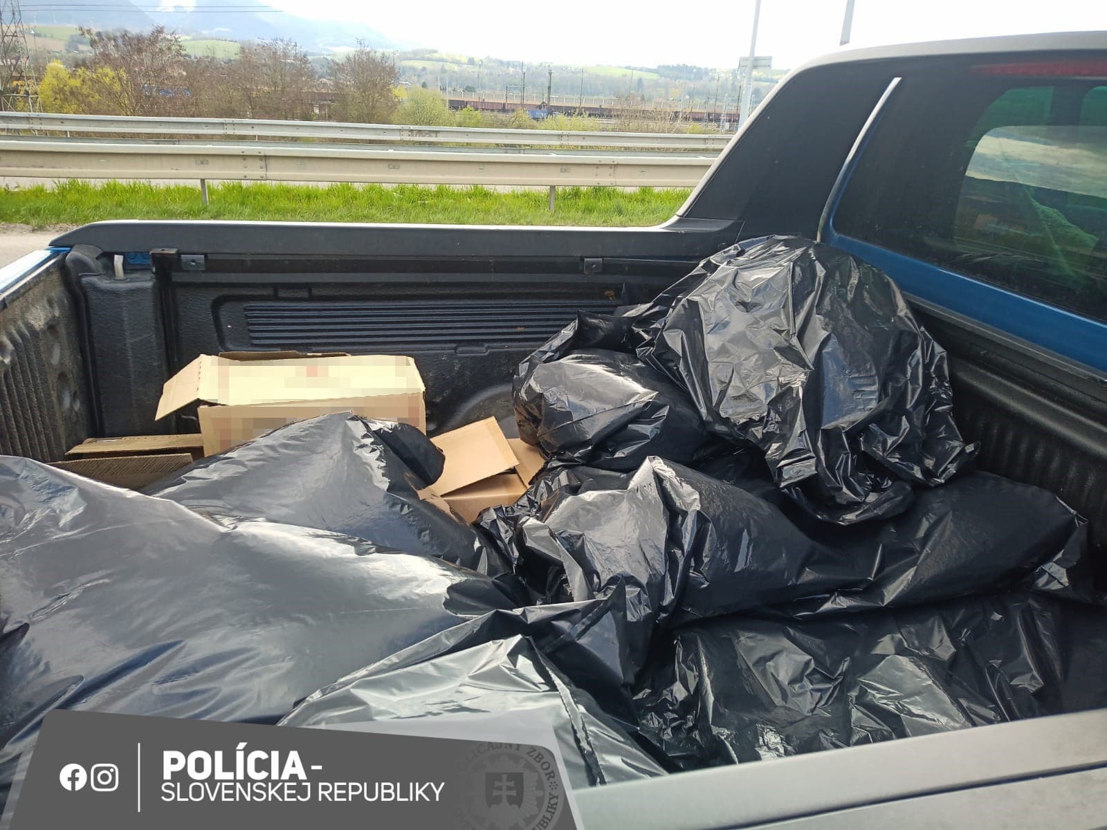 Zábery zo zásahu na diaľnici do Žiliny zverejnila vlani v lete