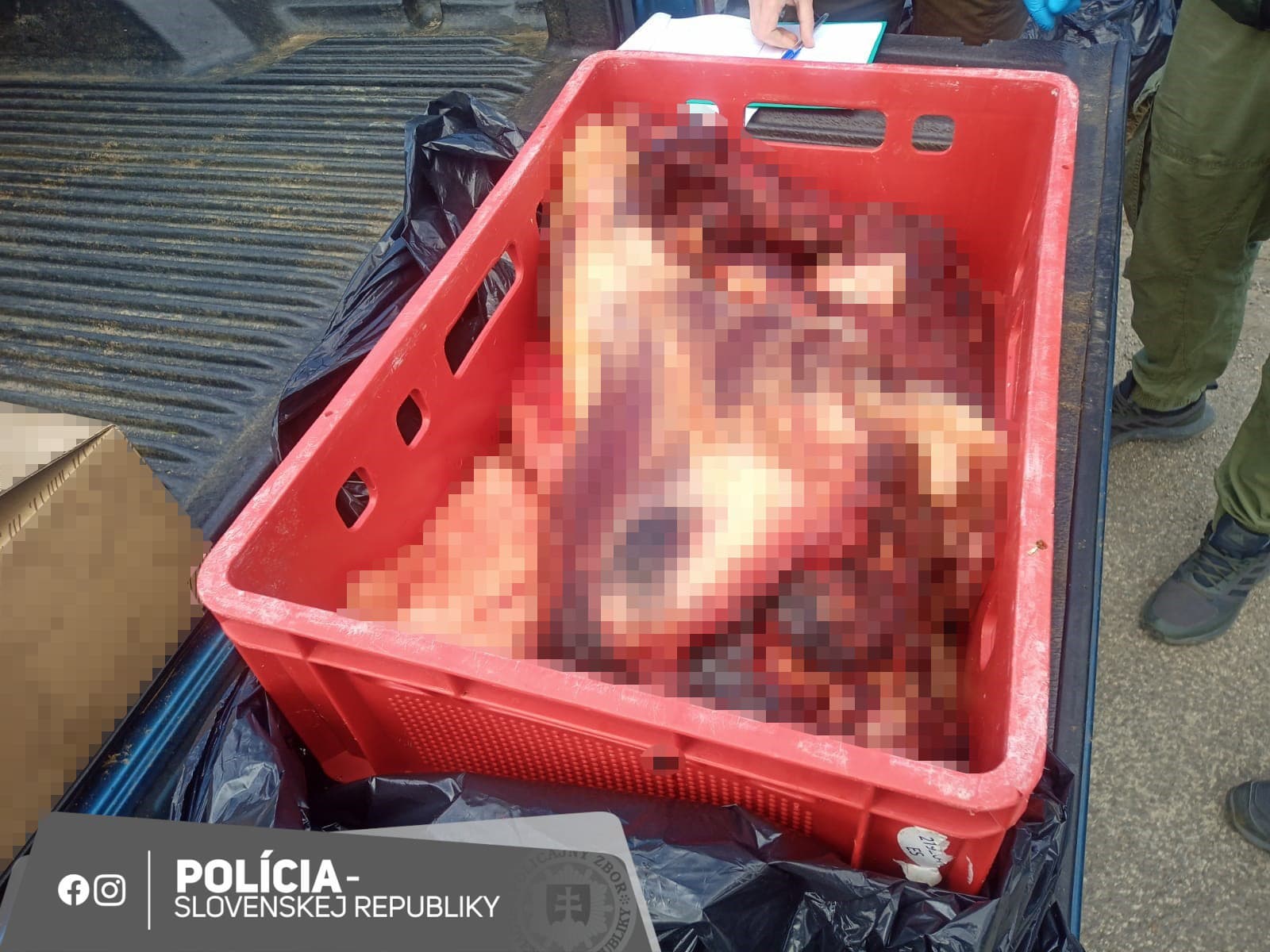 Zábery zo zásahu na diaľnici do Žiliny zverejnila polícia vlani v lete