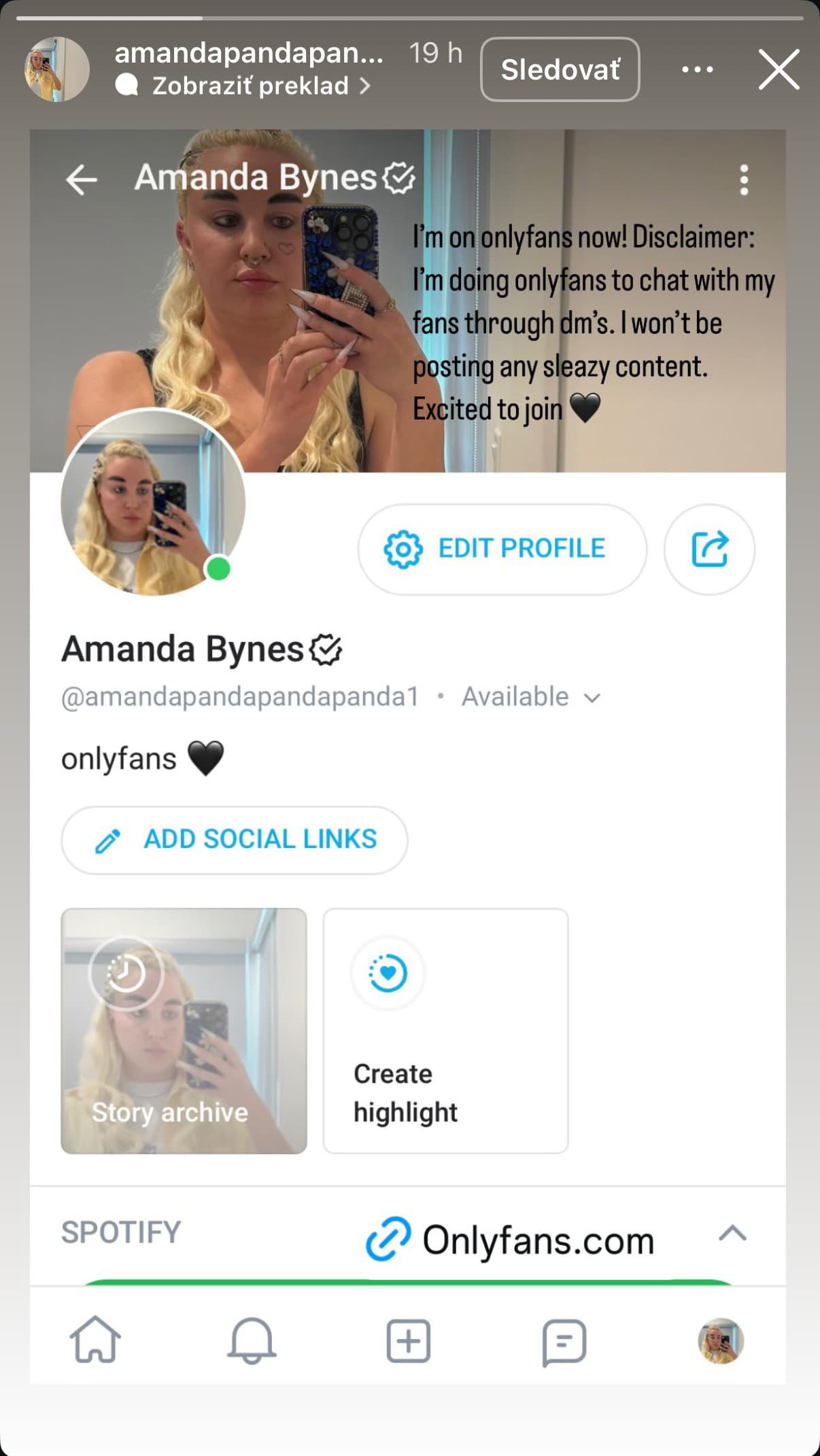 Bývalá hviezda po psychických