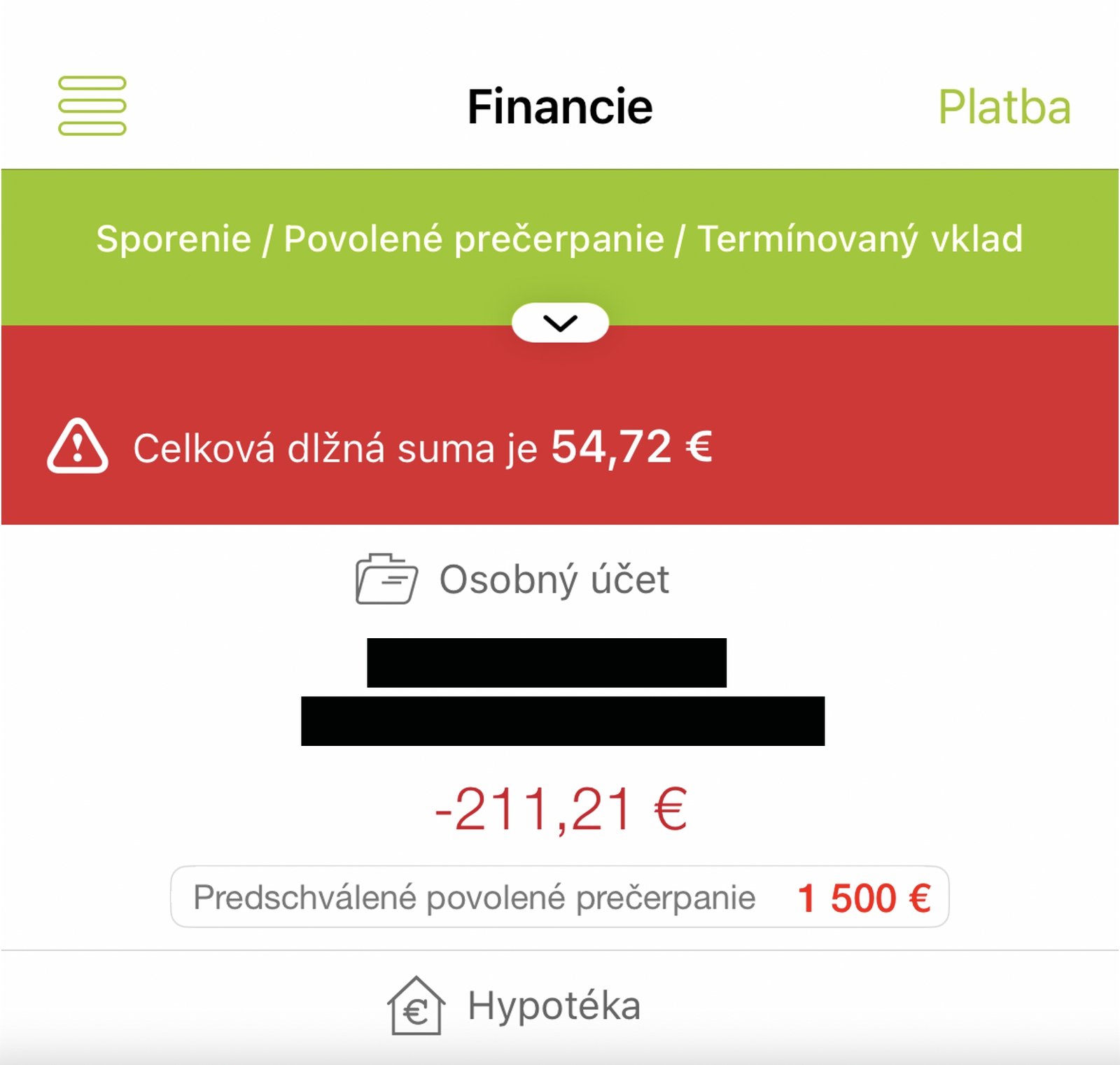 Problémy jednej z našich