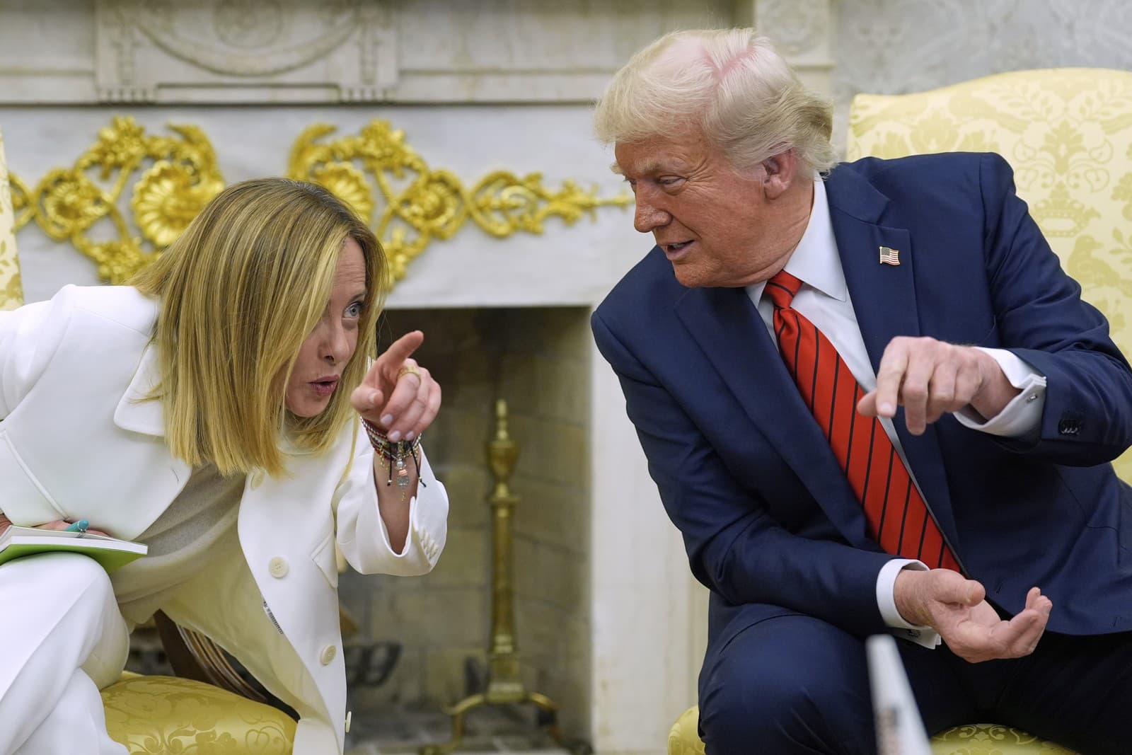 Giorgia Meloniová a Donald Trump si dobre rozumejú.