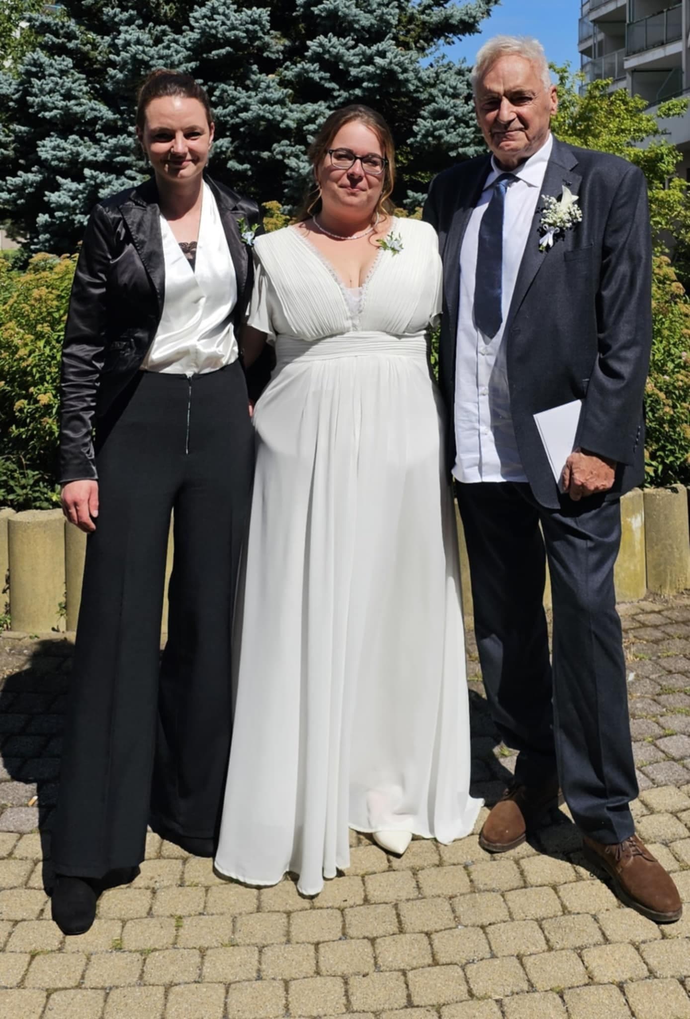 Ivan Břešták s manželkou Klárou a dcérou Johankou (27.9.2024)