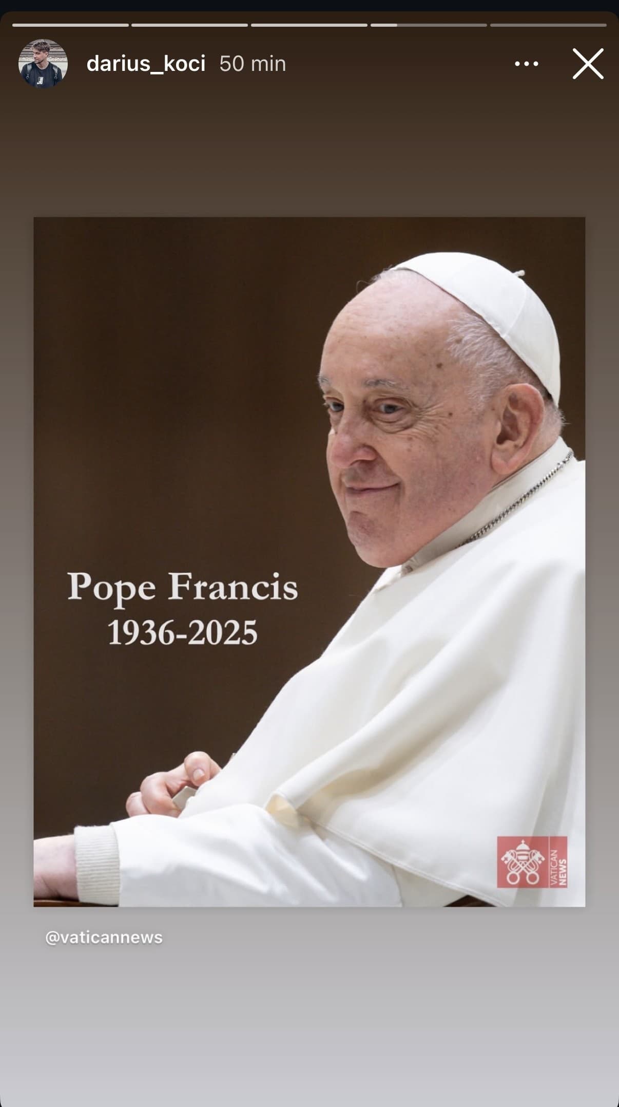 SMRŤ pápeža (†88) zasiahla