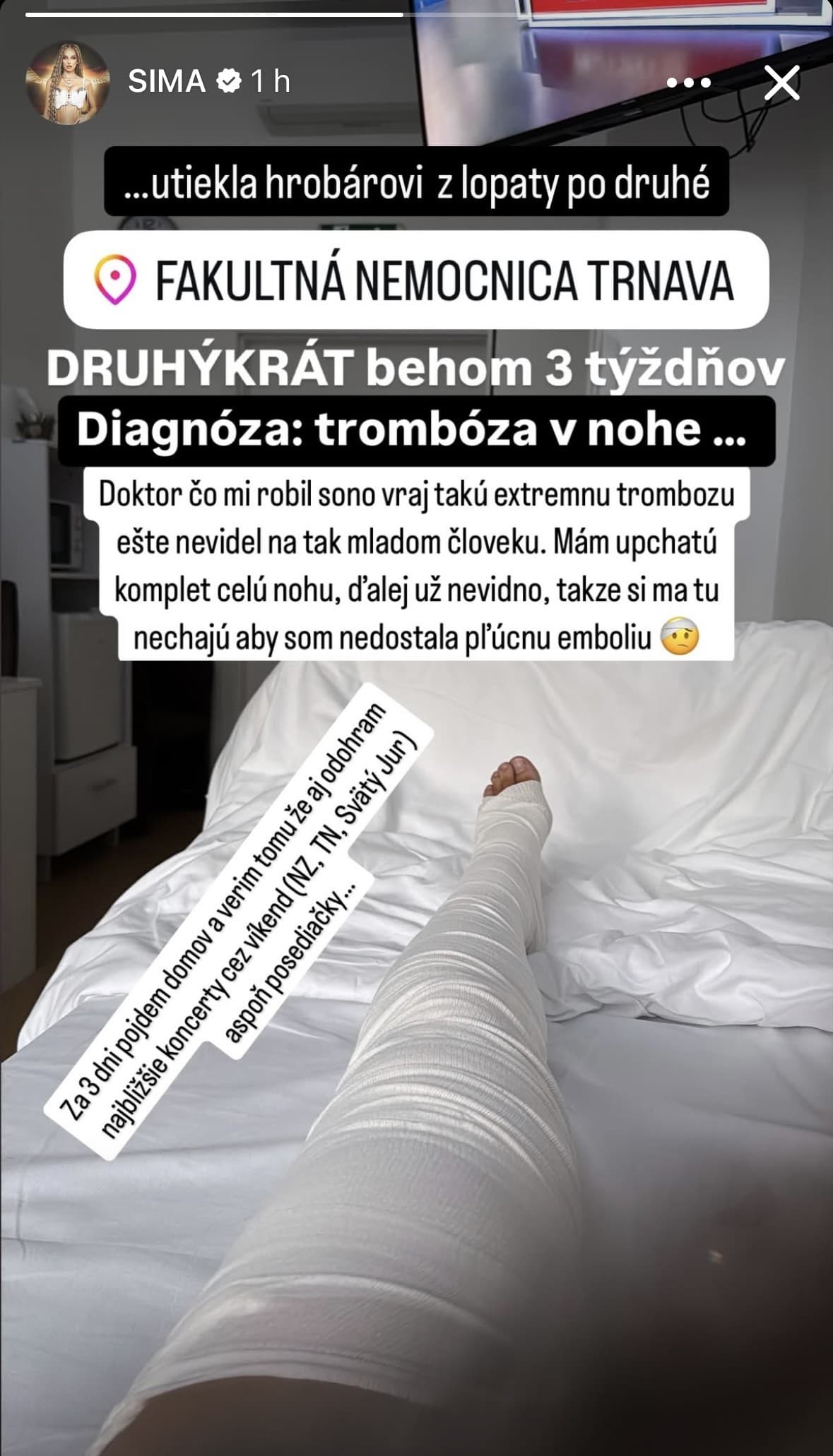 Slovenská speváčka ušla hrobárovi