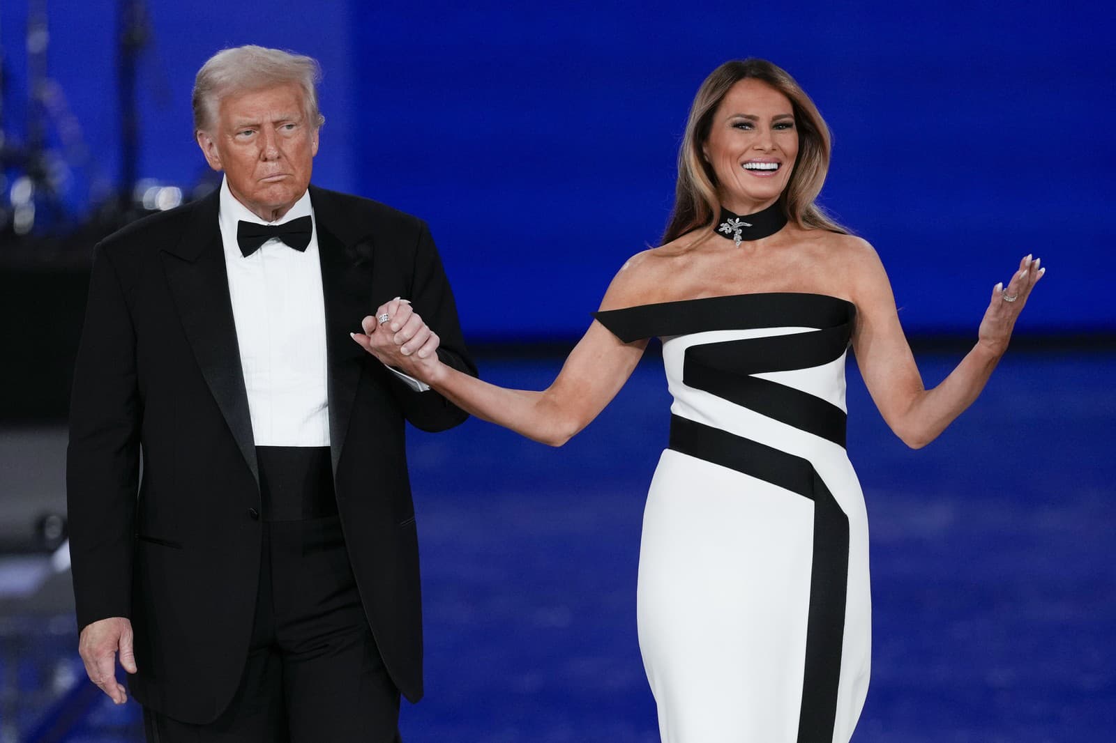 Americký prezident Donald Trump a prvá dáma USA Melania Trumpová.