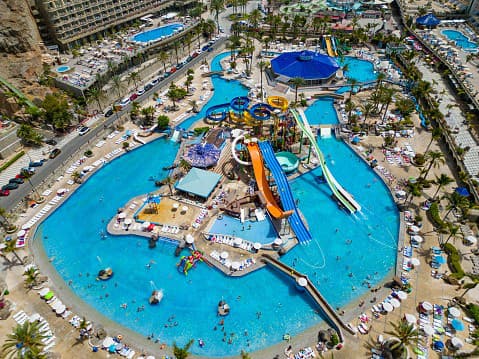 Aquaopark na Kanárskych ostrovoch Lago Taurito