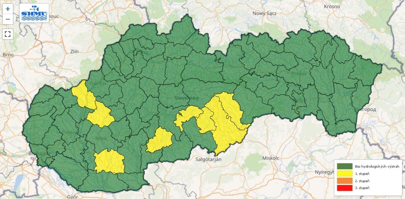 Búrky môžu priniesť prívalové