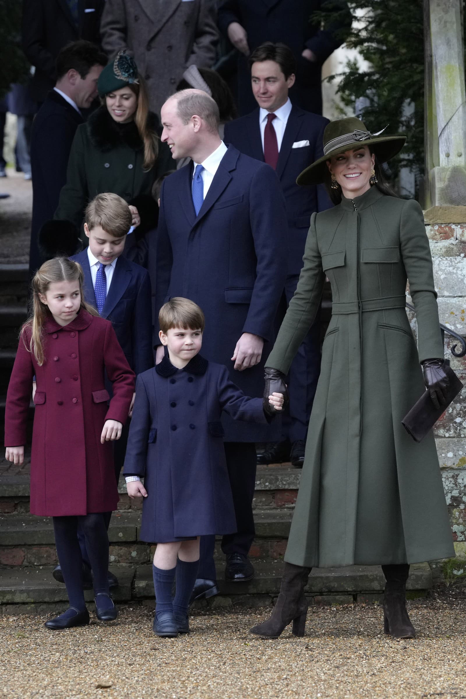 Princ William s manželkou Kate a ich deťmi