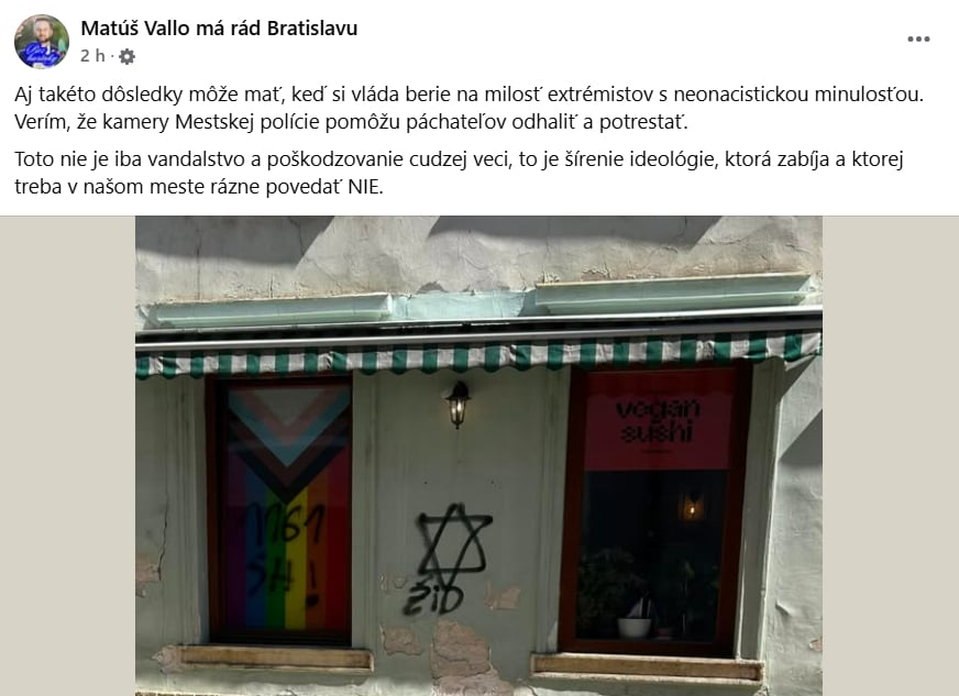 Antisemitský ČIN ako za