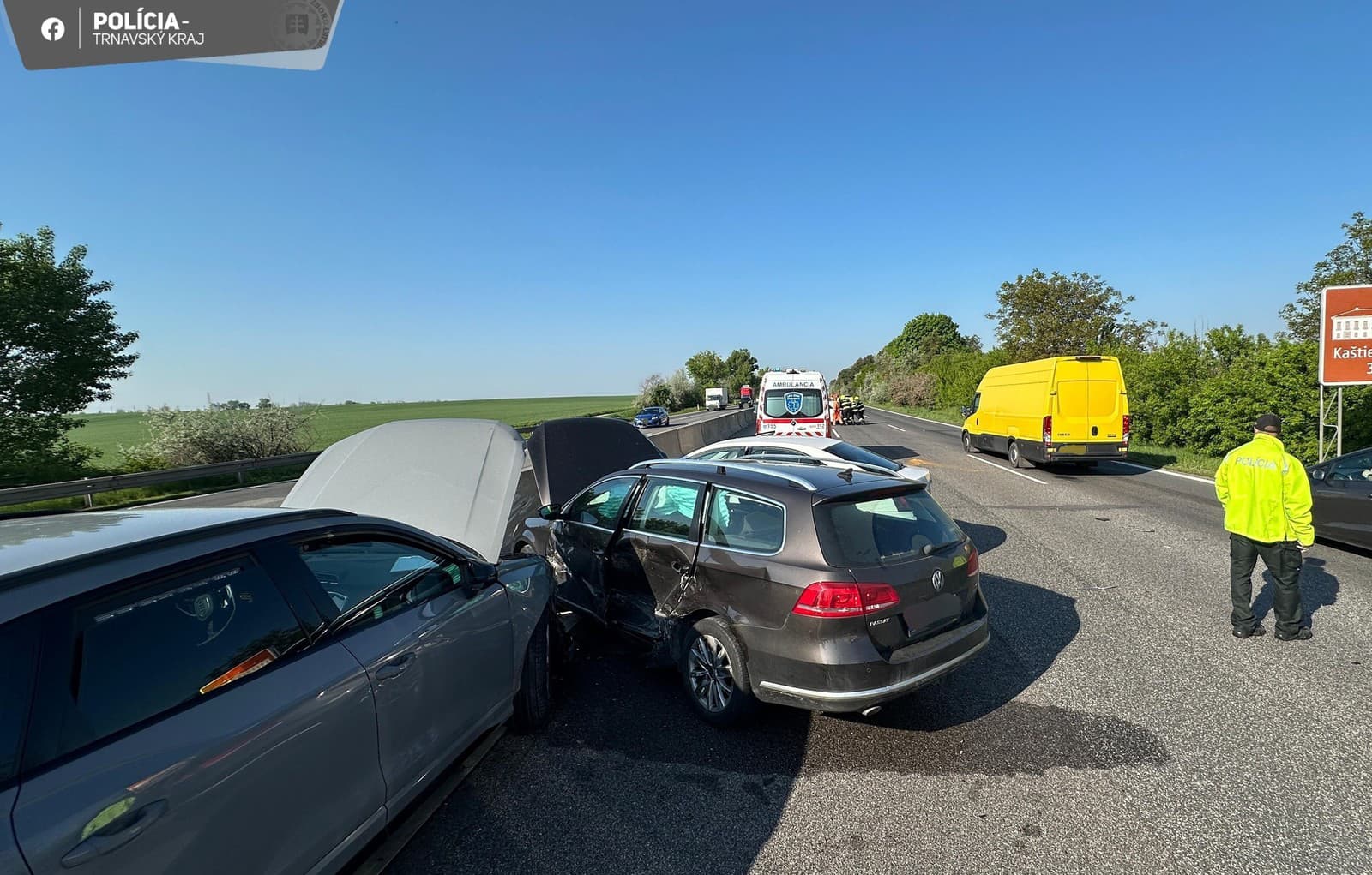 FOTO Hromadná nehoda na
