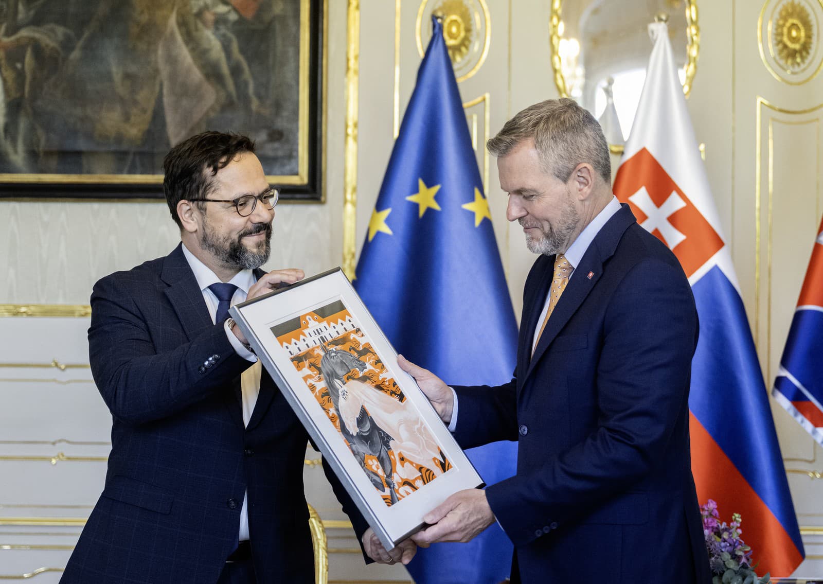 Peter Pellegrini a Radim Dvořák