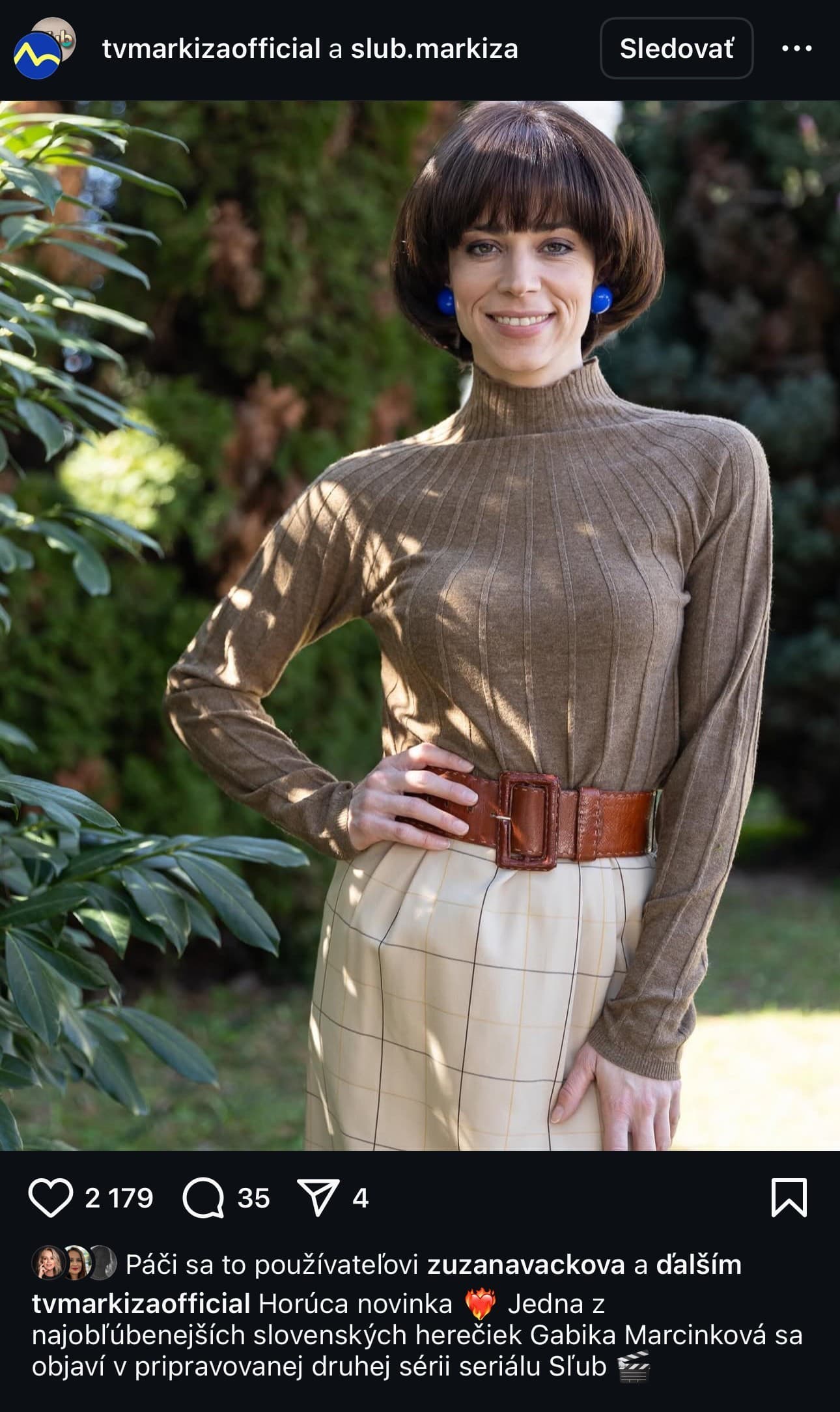 Gabika Marcinková mieri do markizáckeho seriálu Sľub.