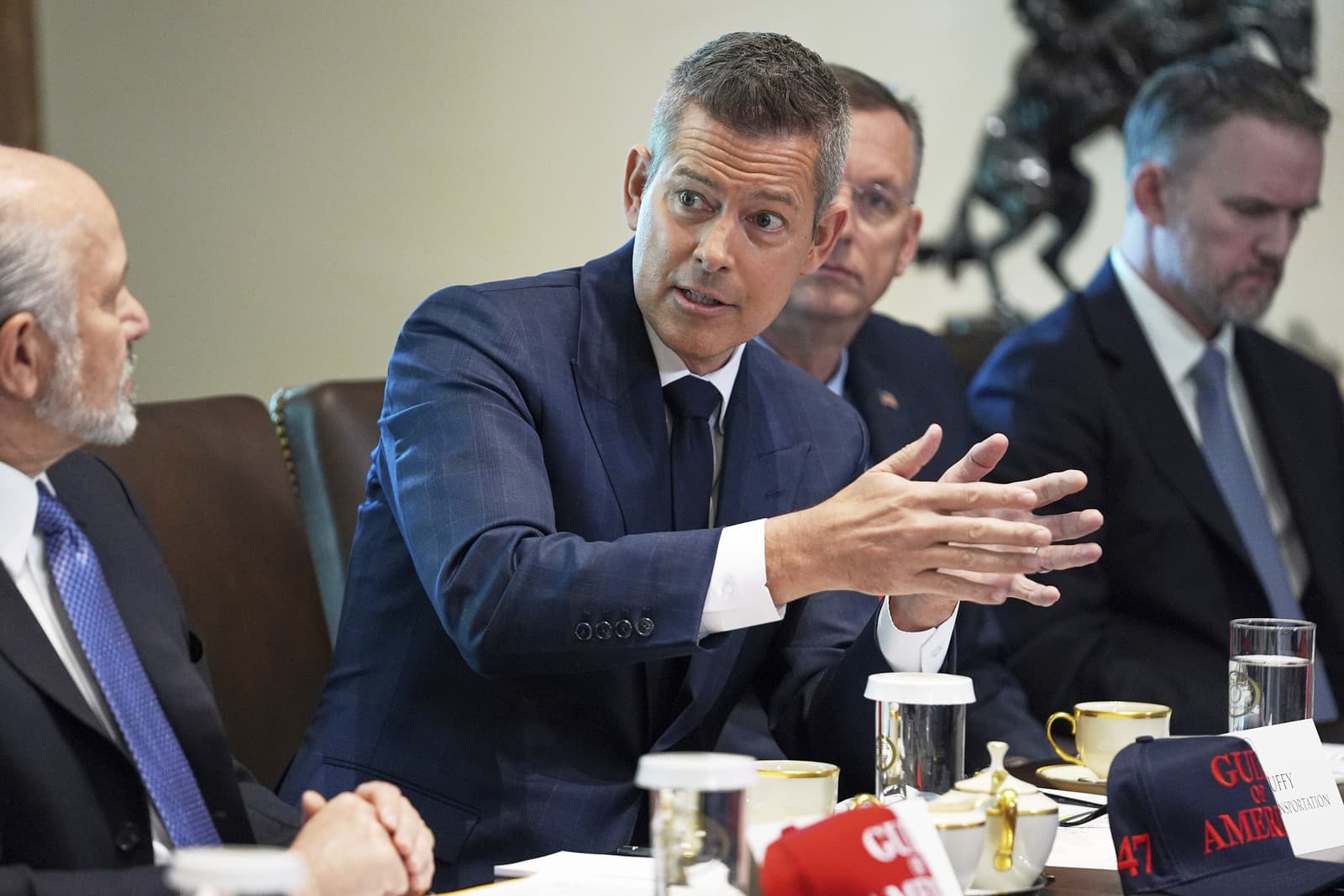 Americký minister dopravy Sean Duffy.