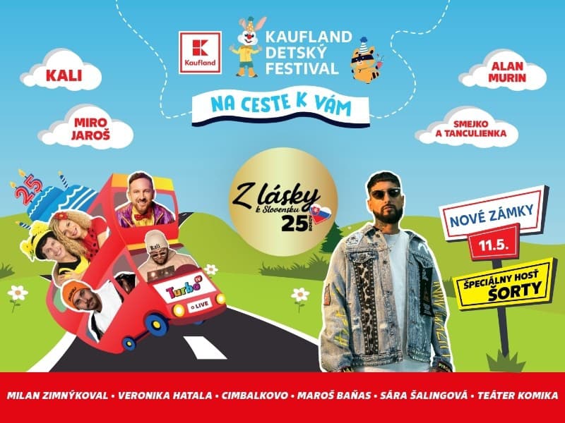 Kaufland Detský festival je na ceste k vám, prináša narodeninovú oslavu.
