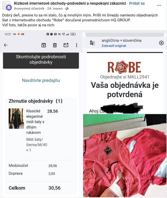 Slovákov zaplavili falošné objednávky