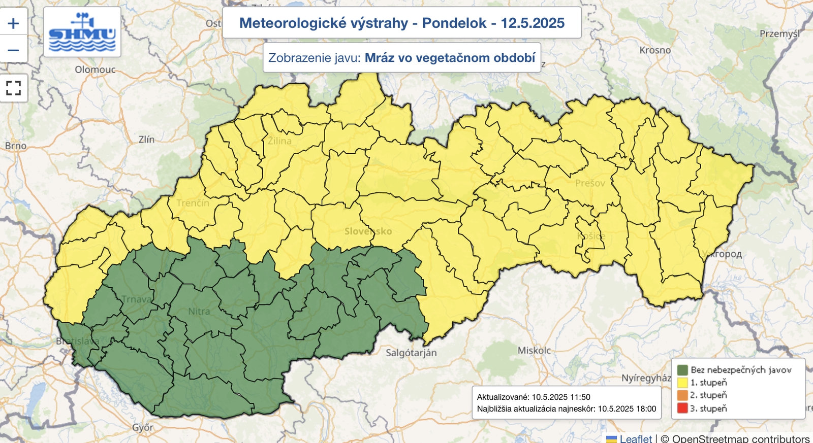Prudká zmena počasia: V