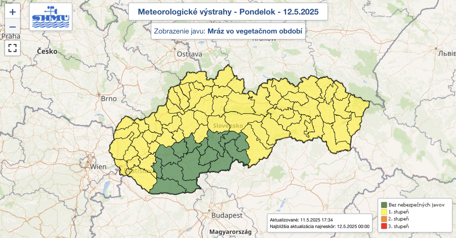 Meteorológovia opäť varujú: Takmer