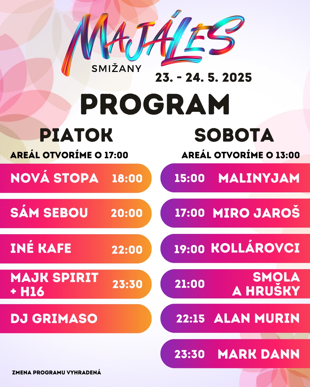 Majáles Smižany 2025 opäť