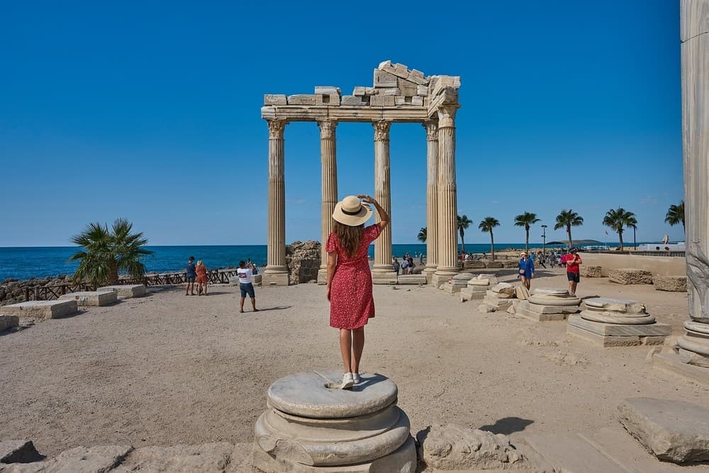 Torzo Apolónovho chrámu patrí k najromantickejším miestam v Side.