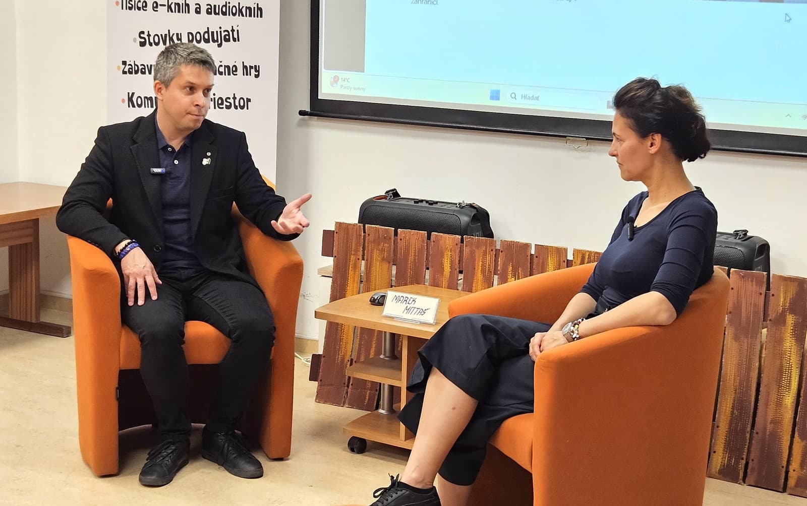 Marek Mittaš vidí v spolupráci s Knihobotom aj možnosť budovania komunity okolo knižníc