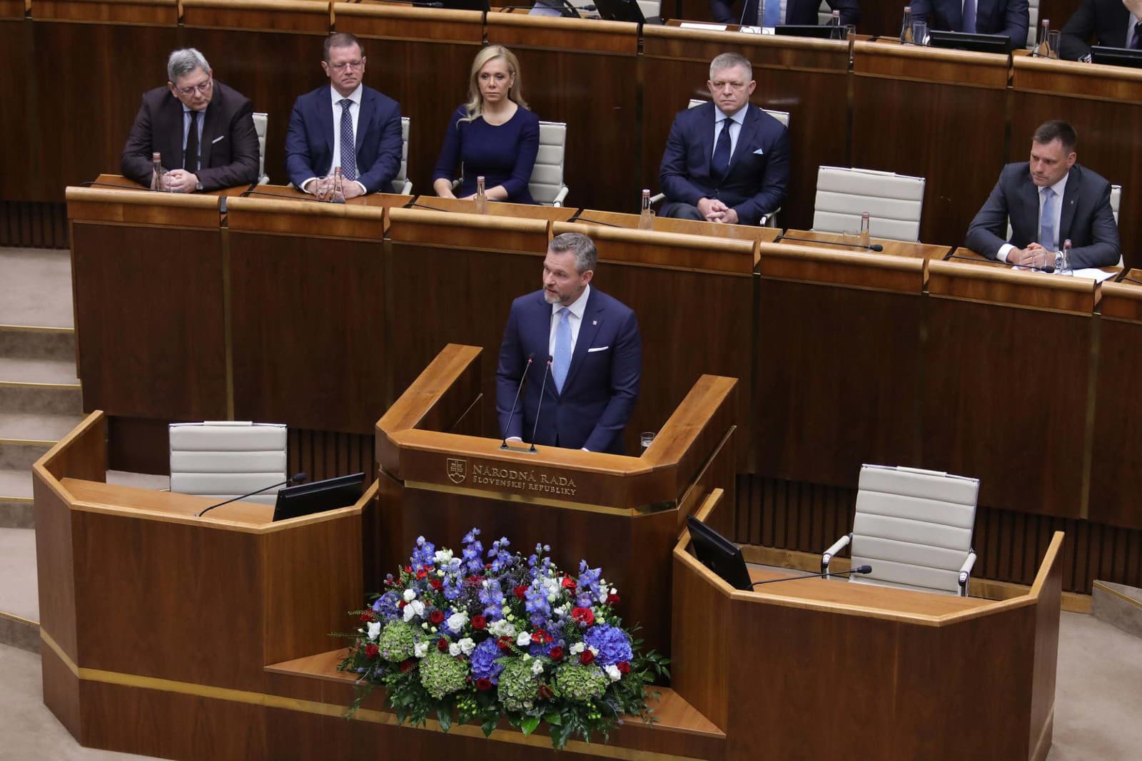 Prezident SR Peter Pellegrini vystúpil v parlamente