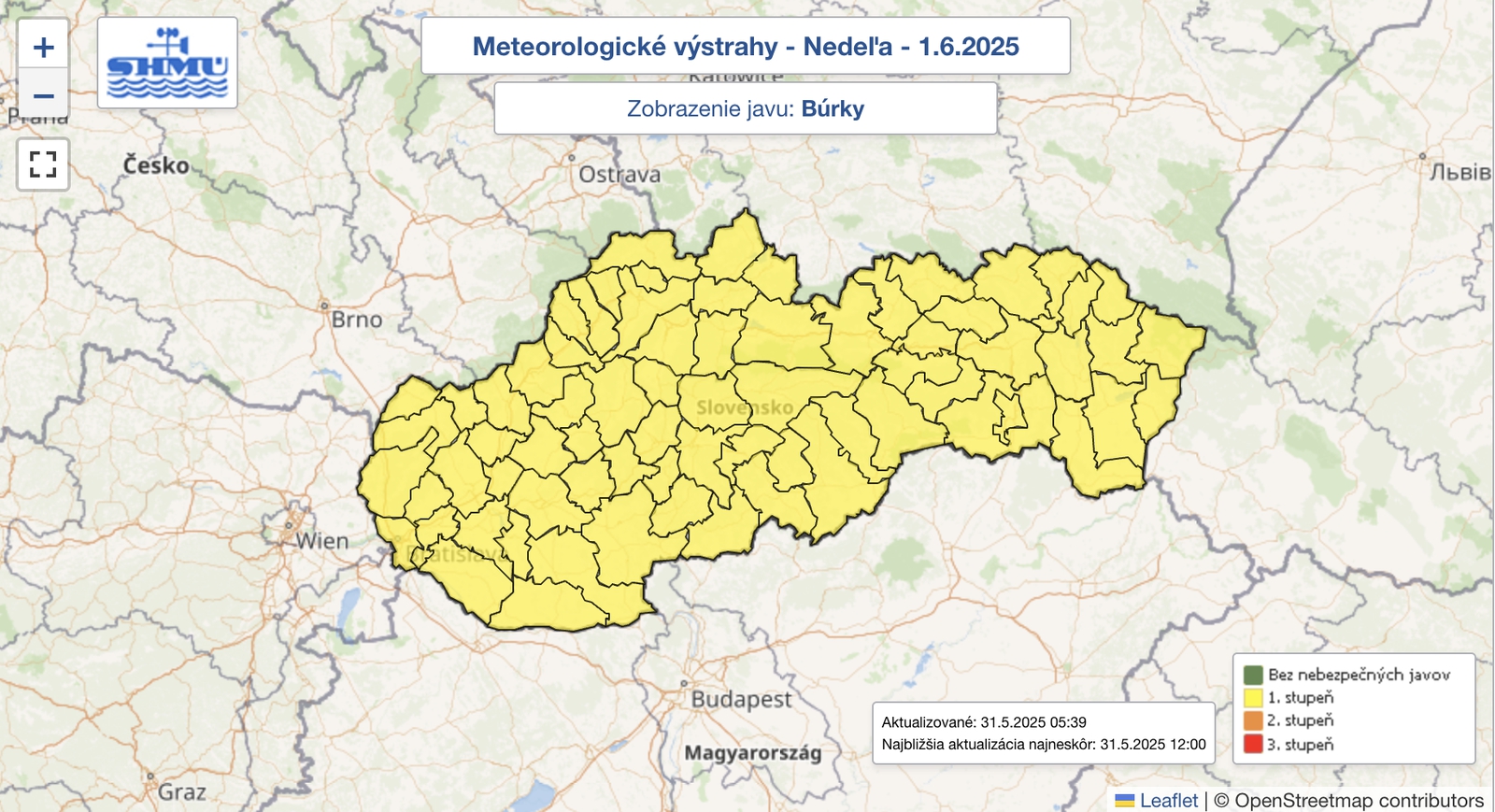 Slovensko čaká poriadne divoký