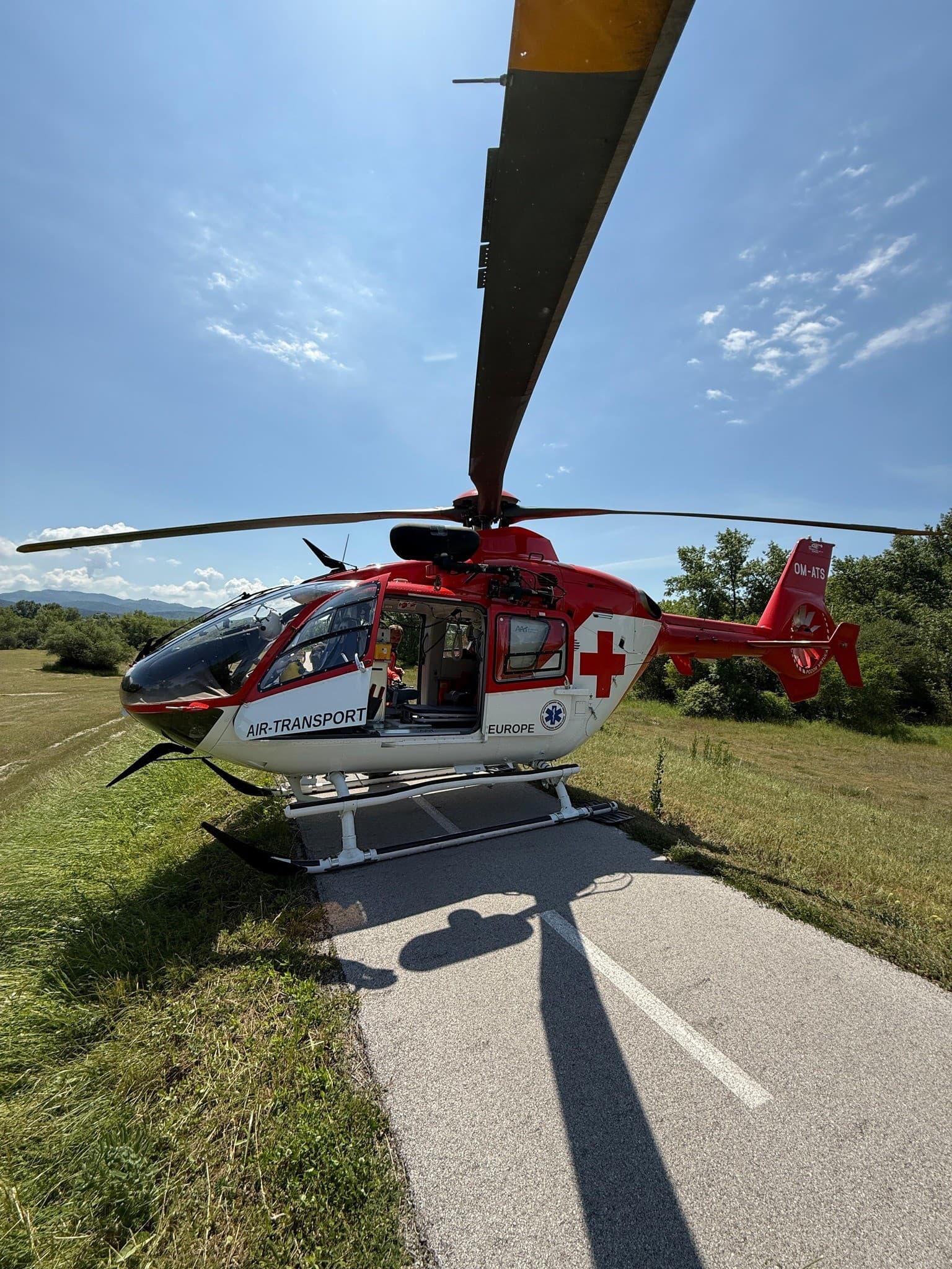 Vážna nehoda na cyklochodníku