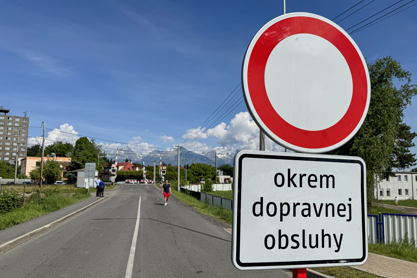 Železničné priecestie na tejto