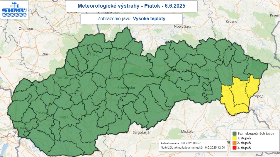 Meteorológovia varujú pred horúčavami