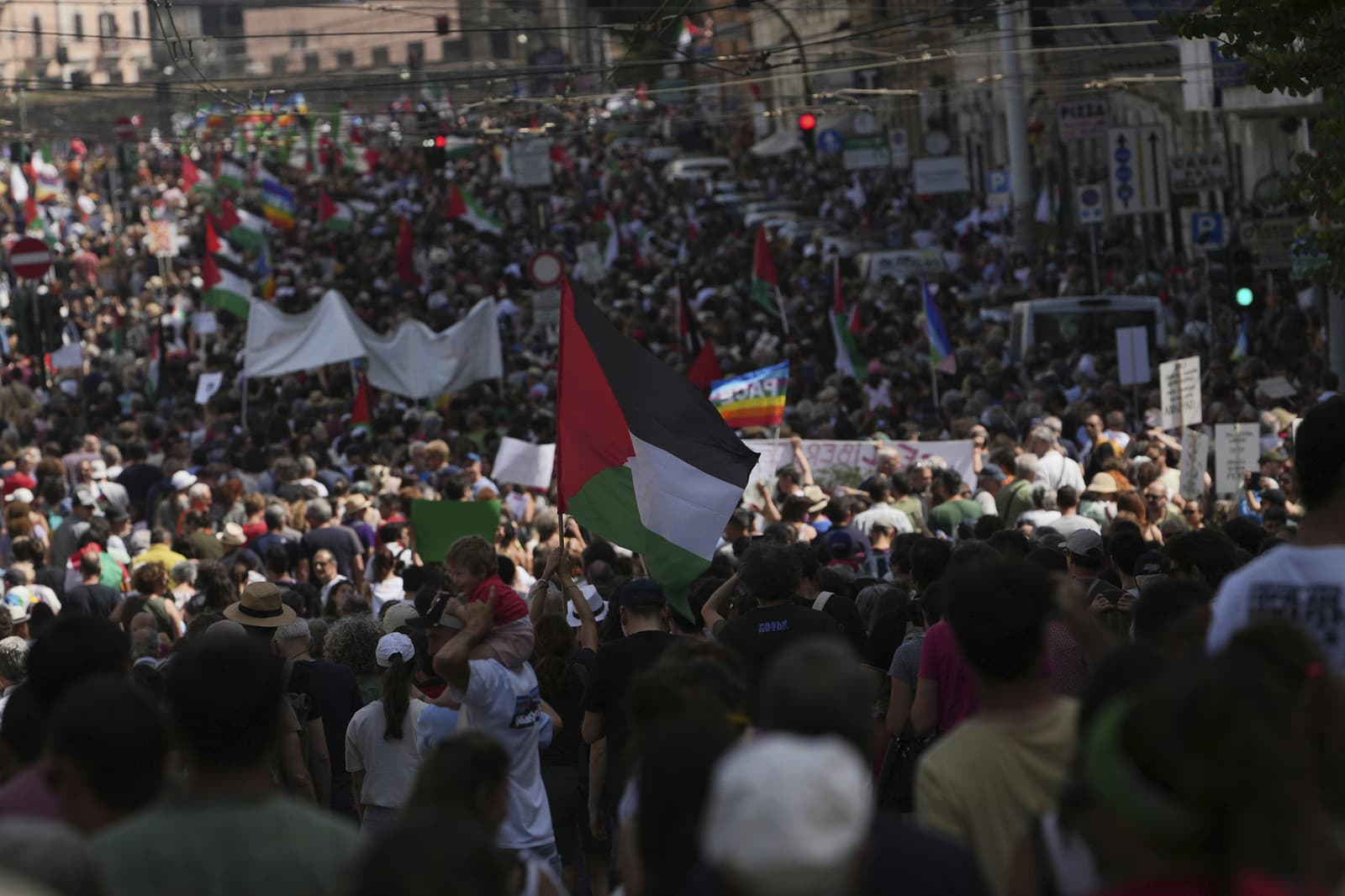 Propalestínske protesty v Taliansku