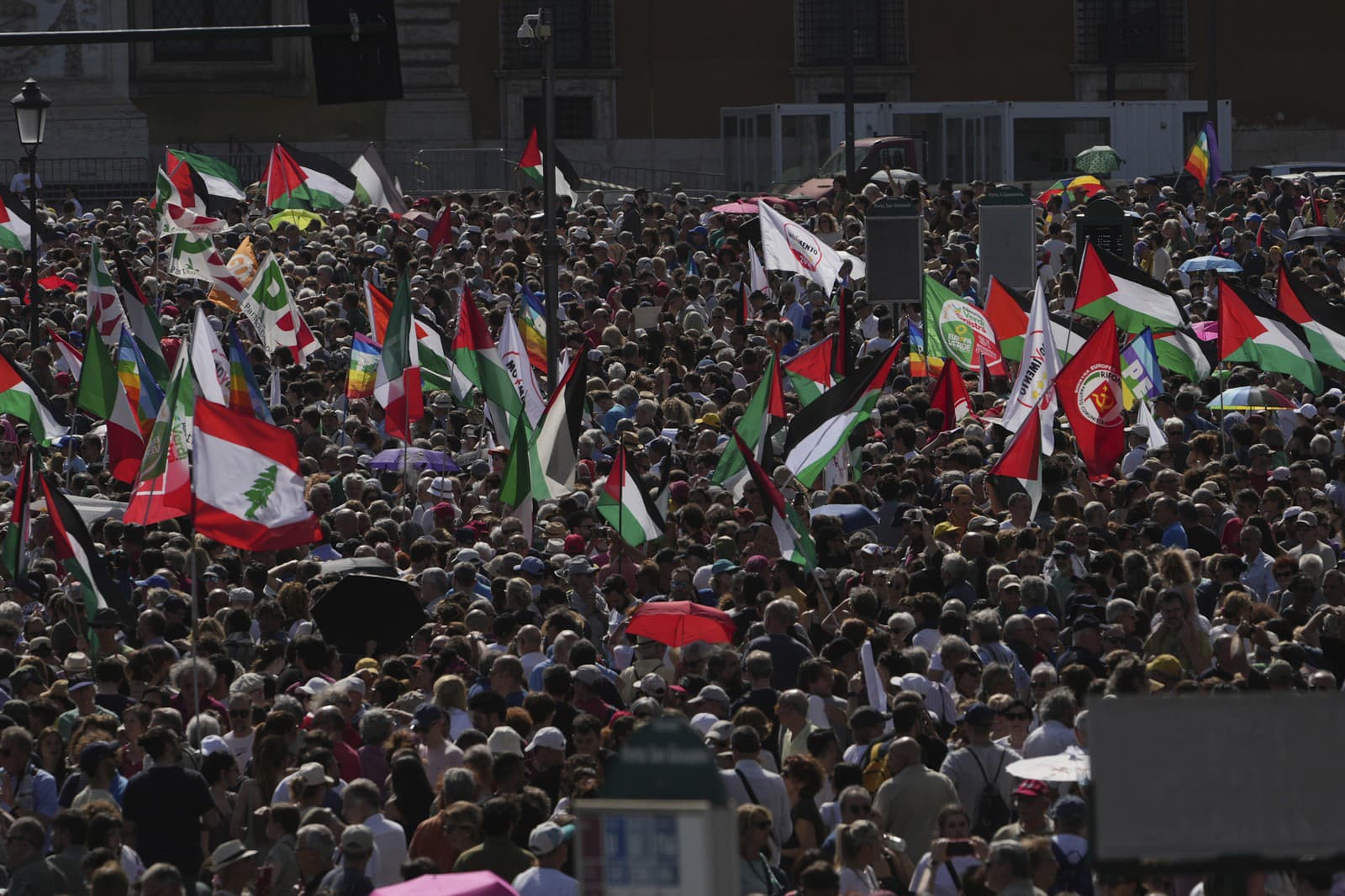 Propalestínske protesty v Taliansku